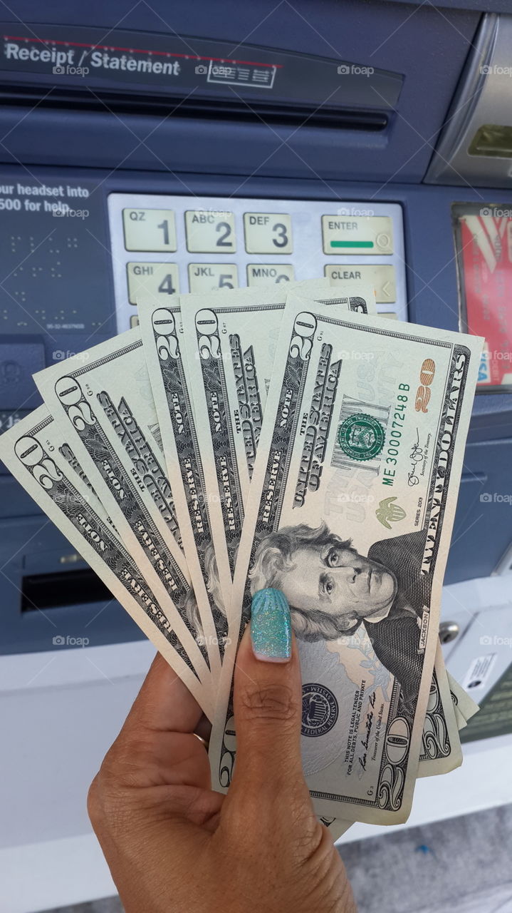 Money Cash ATM machine
