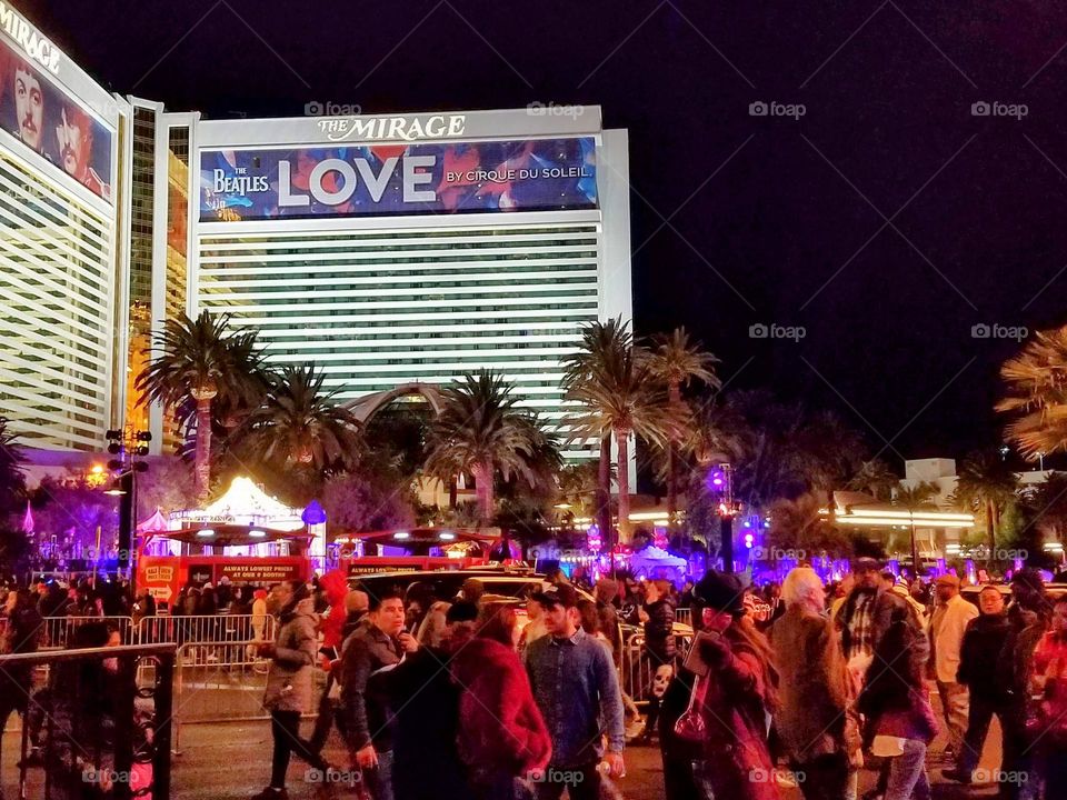 Las Vegas Strip Crowds