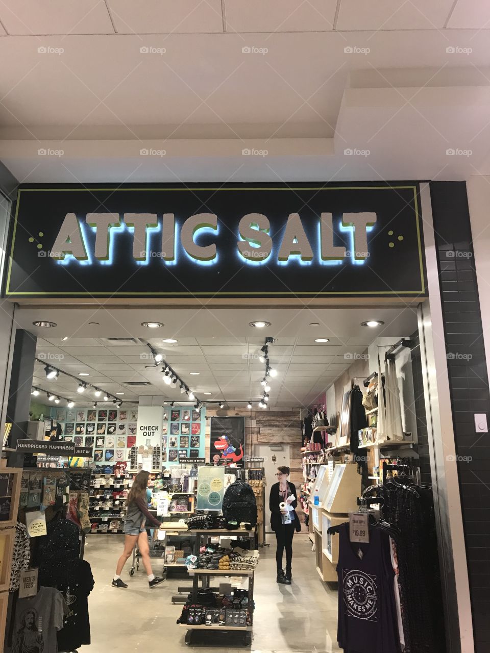 Attic Salt at the mall