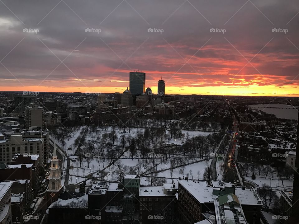 Boston Sunset