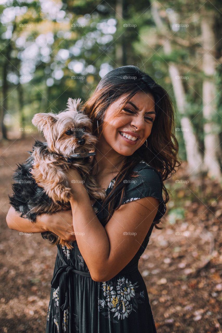 Mommy and puppy