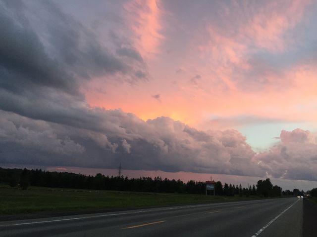 Lovely sunset  beautiful sky