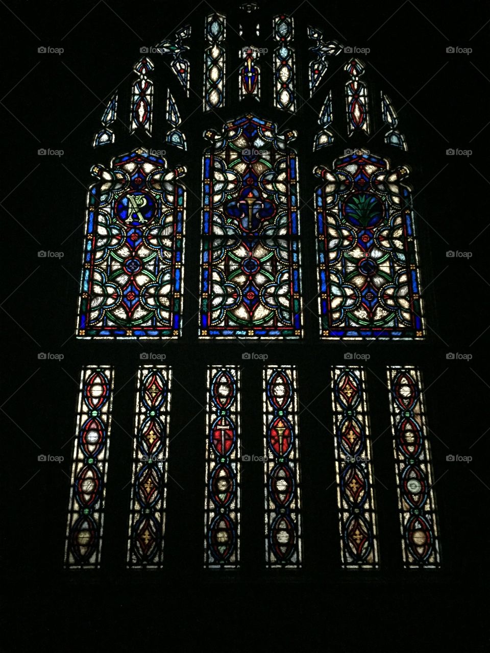 150 year old stain glass window 
