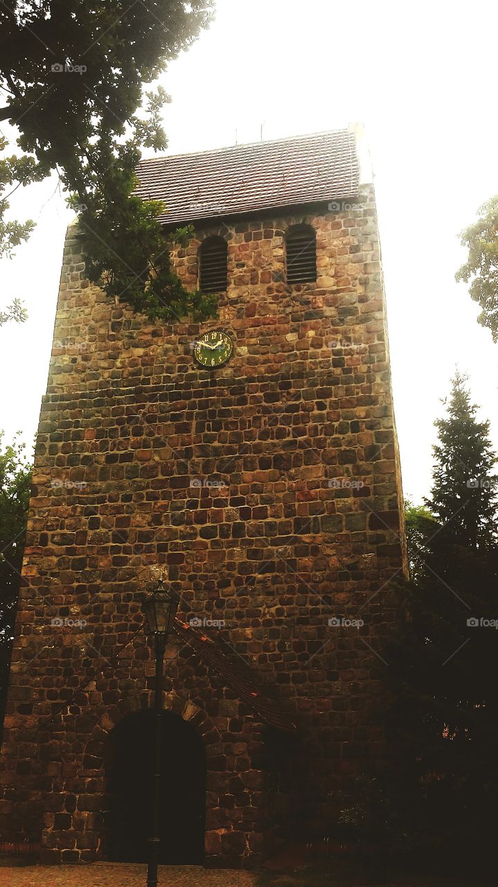 Tower of village church