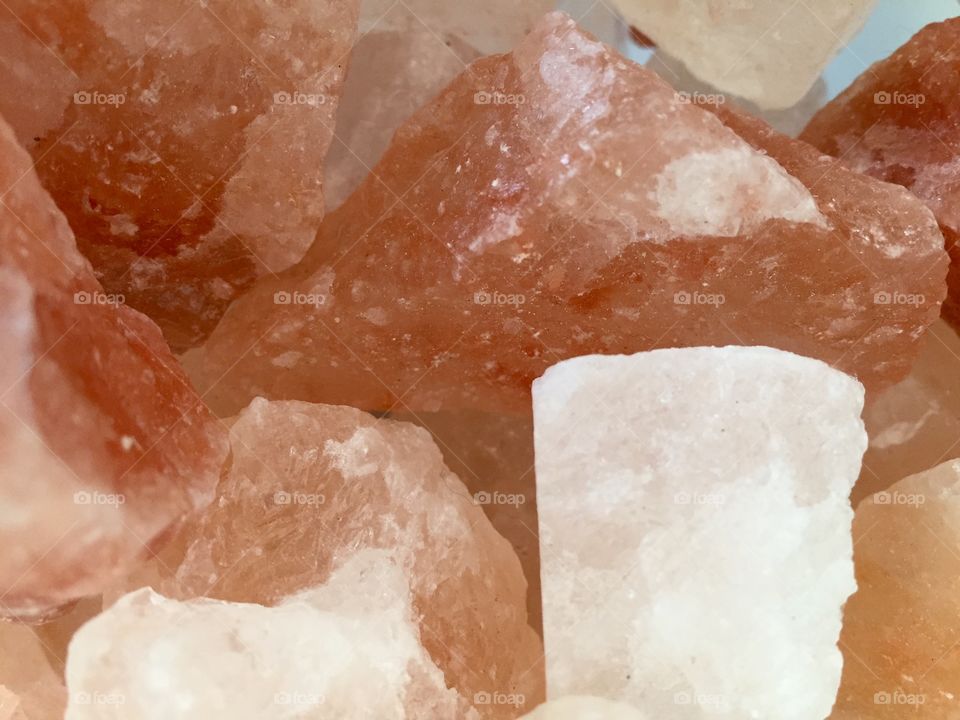 Himalayan salt  rocks
