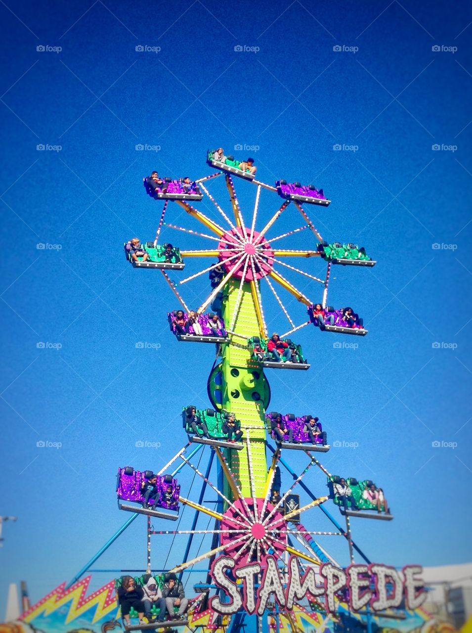 At the state fair...