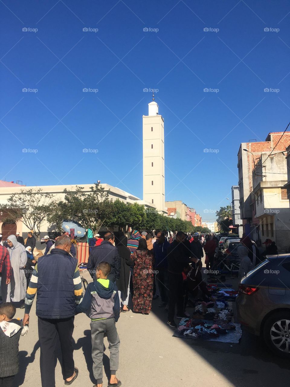 Sunday Morocco popular streets