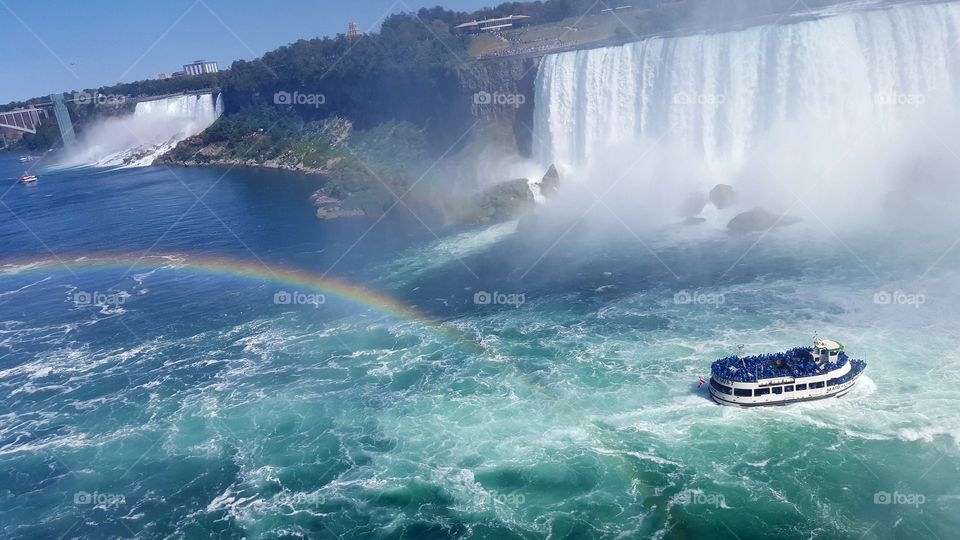 Falls Niagara, rainbow