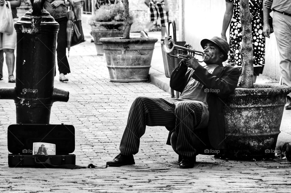 Trumpet player