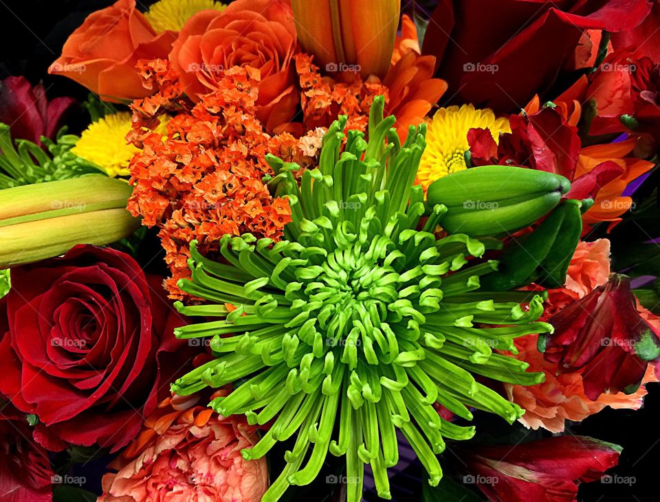 Multicolored bouquet . Multicolored bouquet 