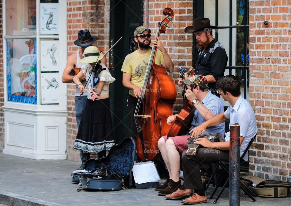 Street artist musician performance 