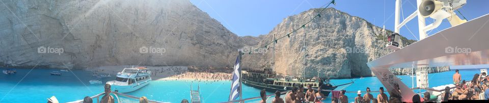 Panoramic Naufragio beach