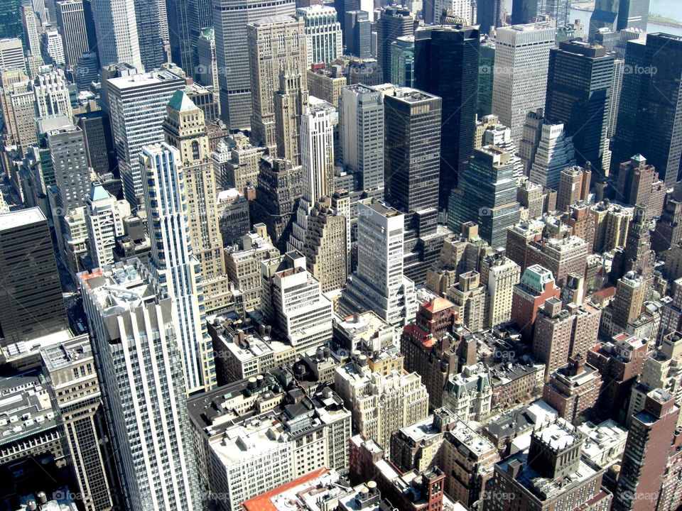 New York City from building top