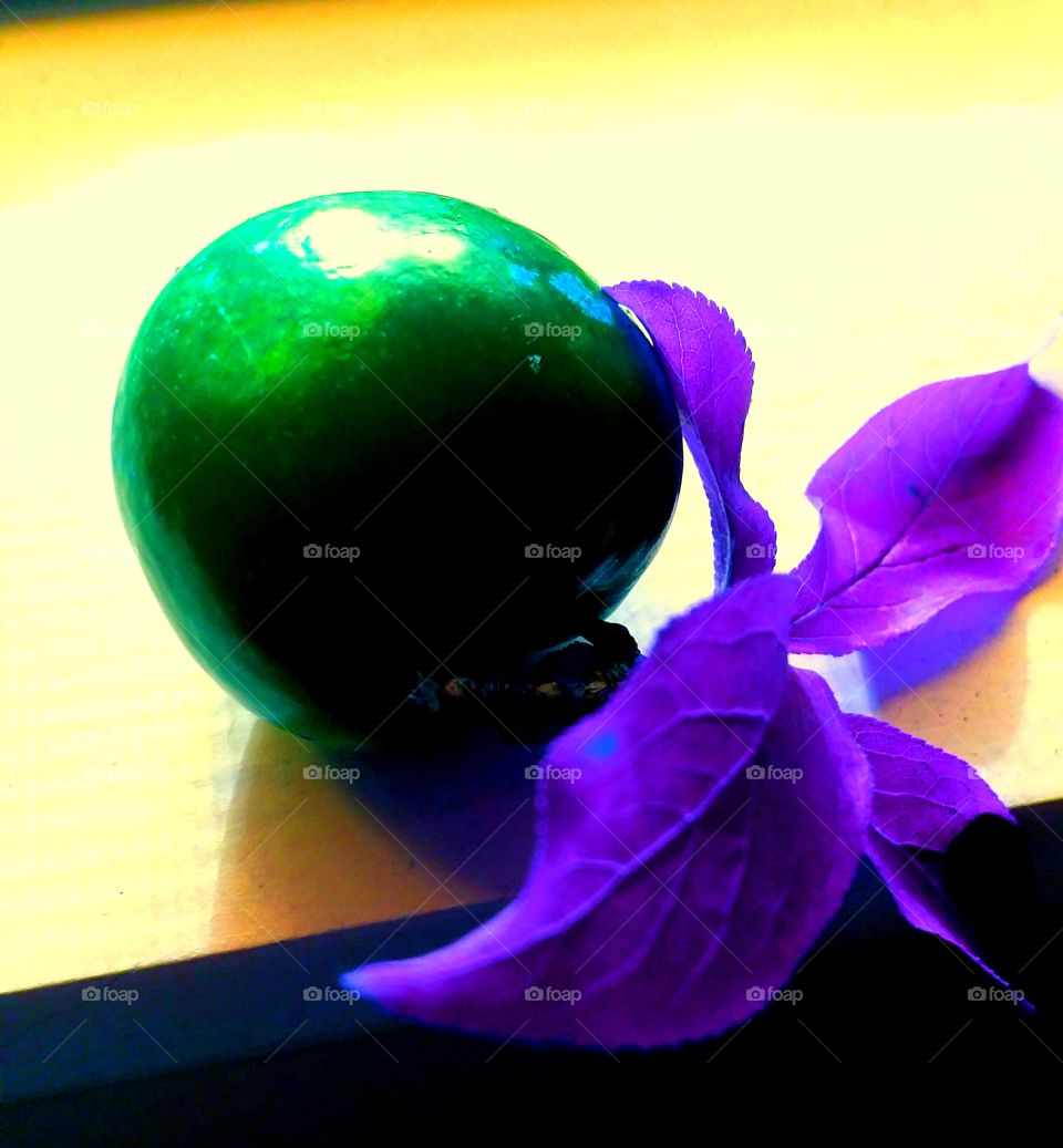 just playing around with a plum