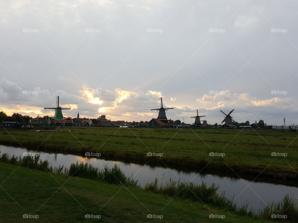 historic mill in the Netherlands