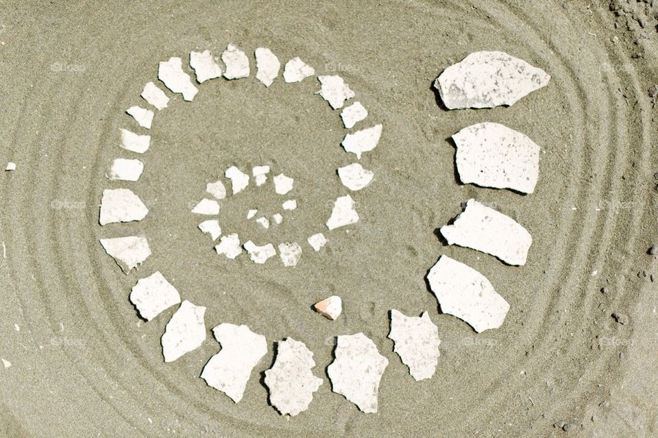 Pebbles spiral