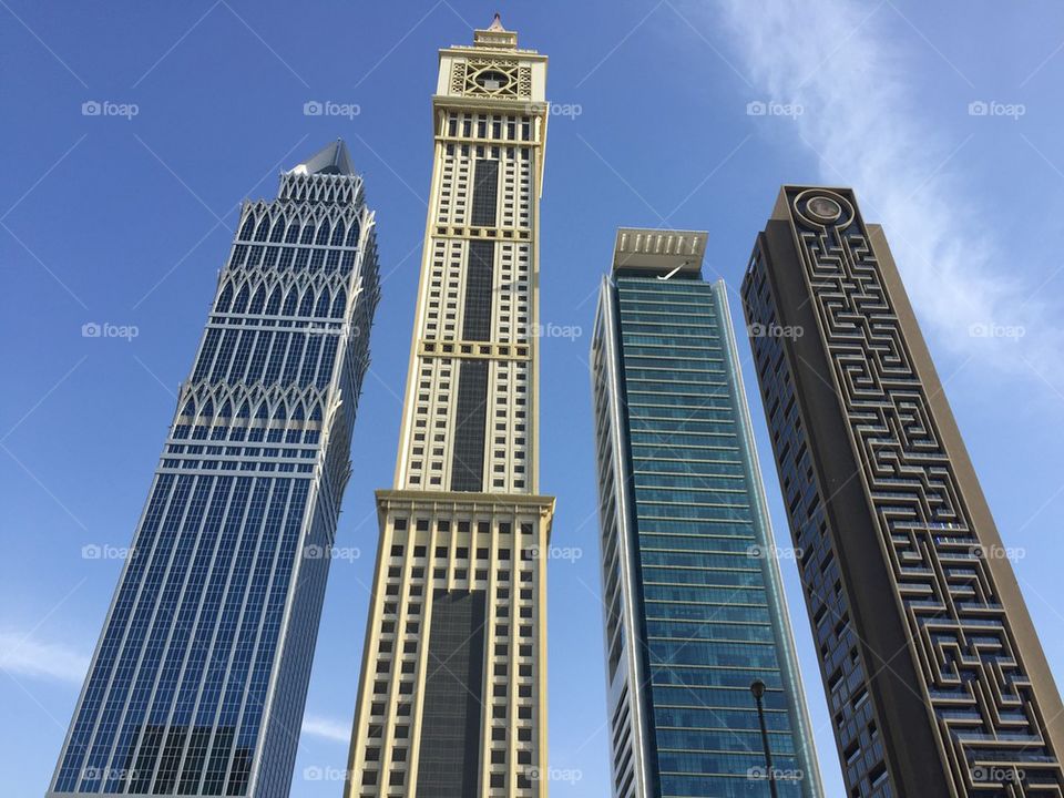 Dubai skyscrapers 