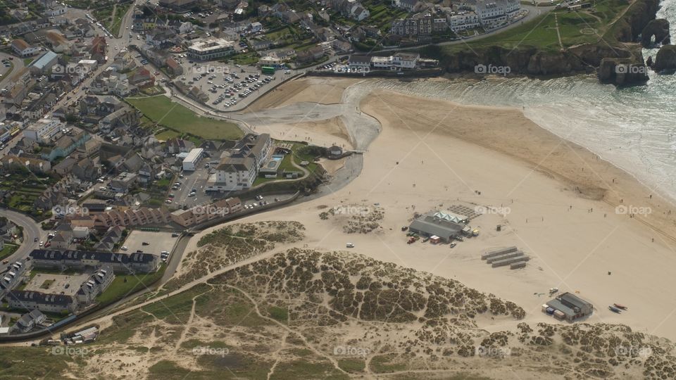 Perranporth from on high