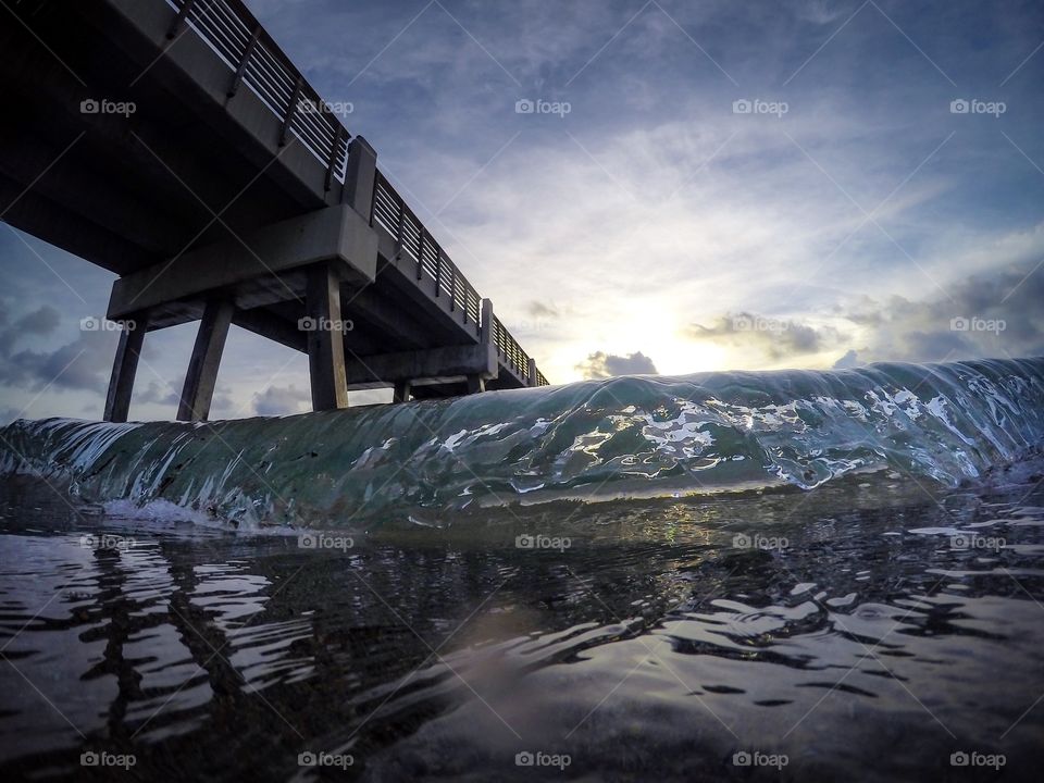 Waves at Juno Beach, Florida