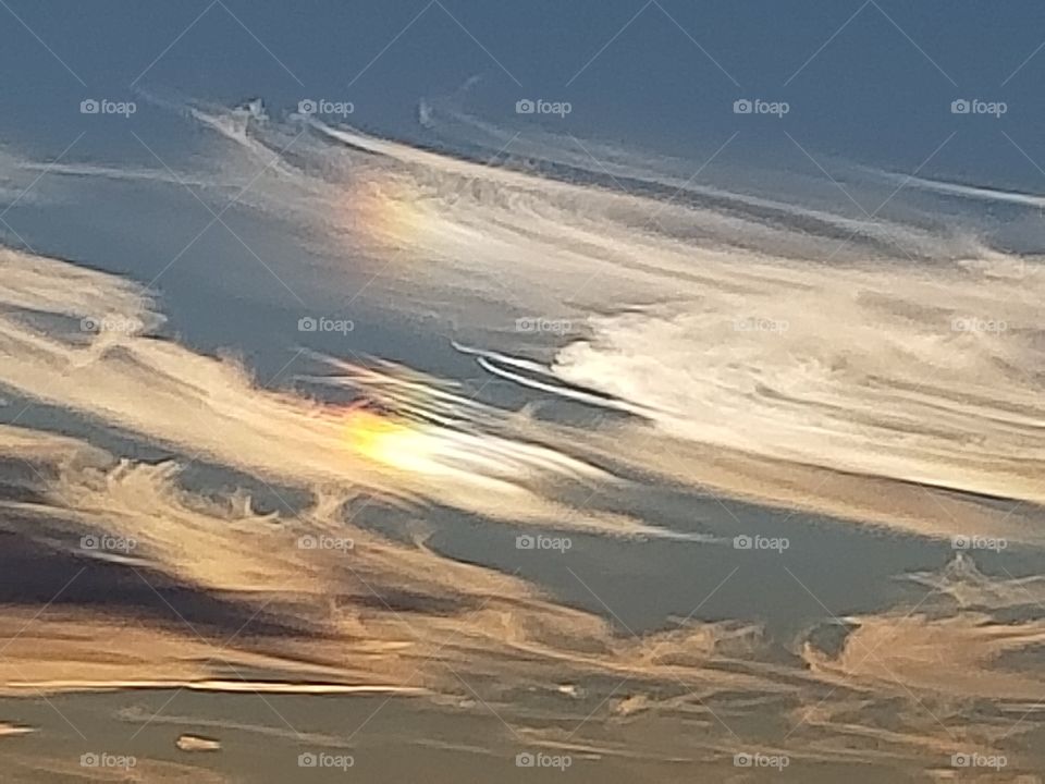 Sun Dog over the Desert