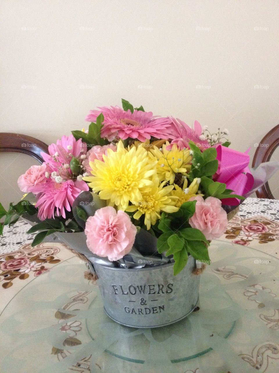 Bucket of Flowers 