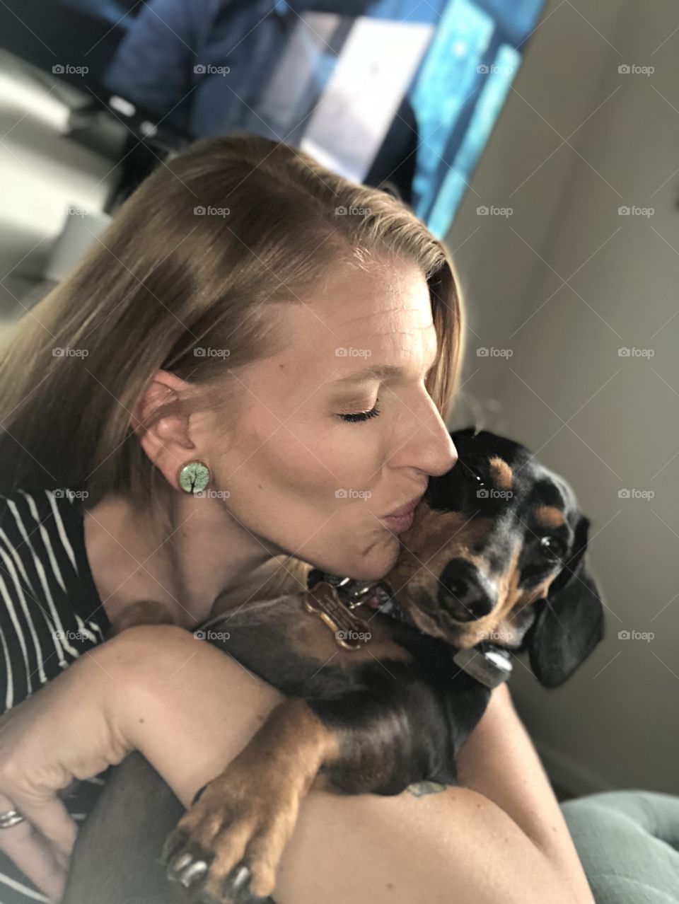 Me and my adorable me dachshund dexter 