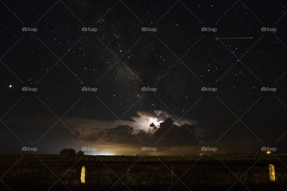 Storm cloud over Kansas 