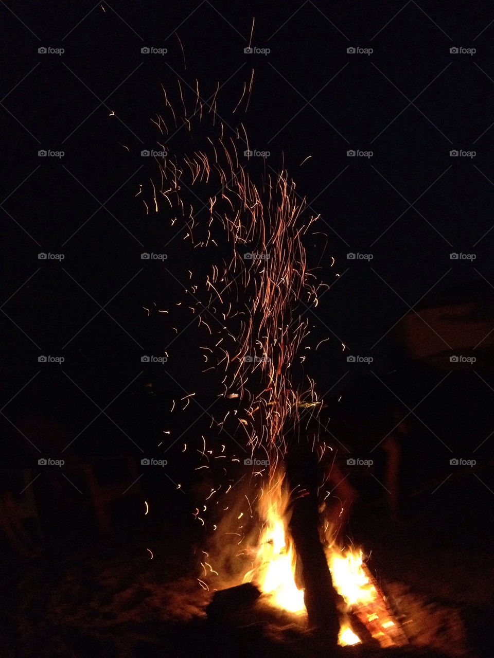 fire flames bonfire sparks by jshadle