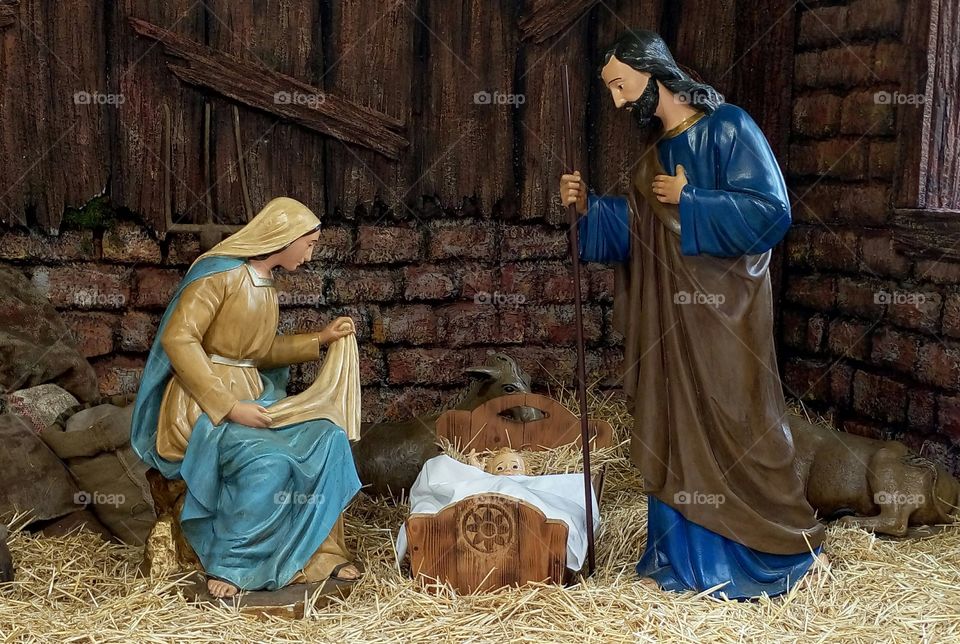 Nativity scen
