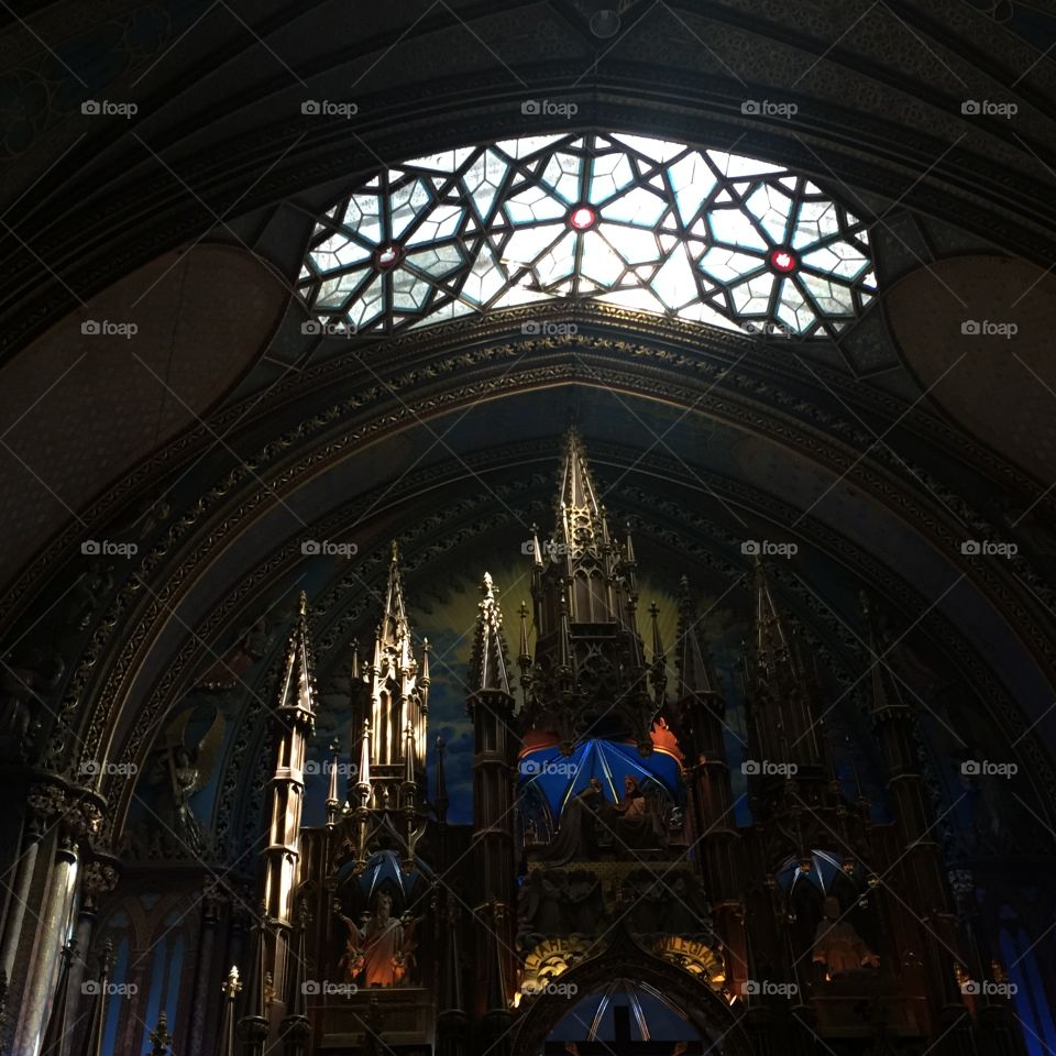 Light in Notre-Dame Cathedral
