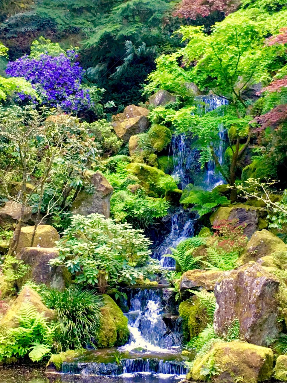 Zen waterfall 