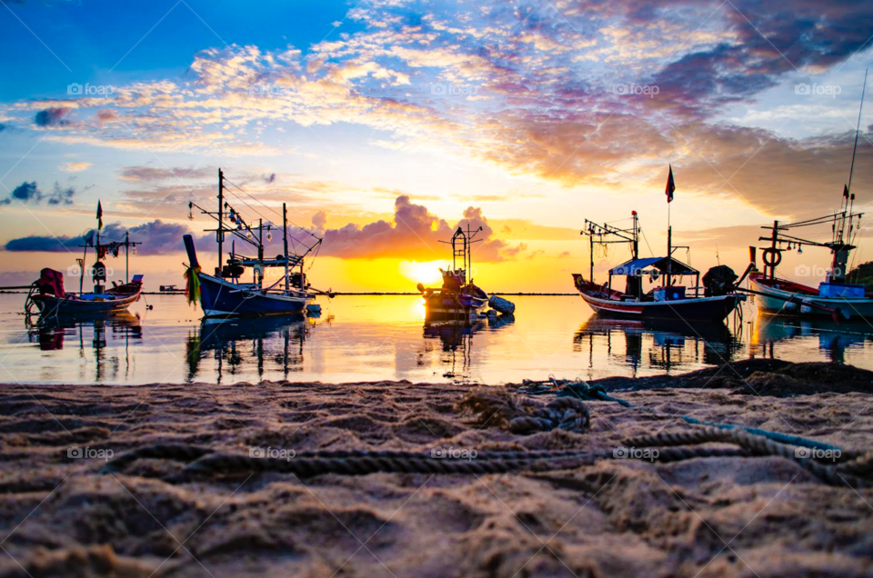 Sunrise in Koh Samui, Thailand, and a camera bag full of ants.