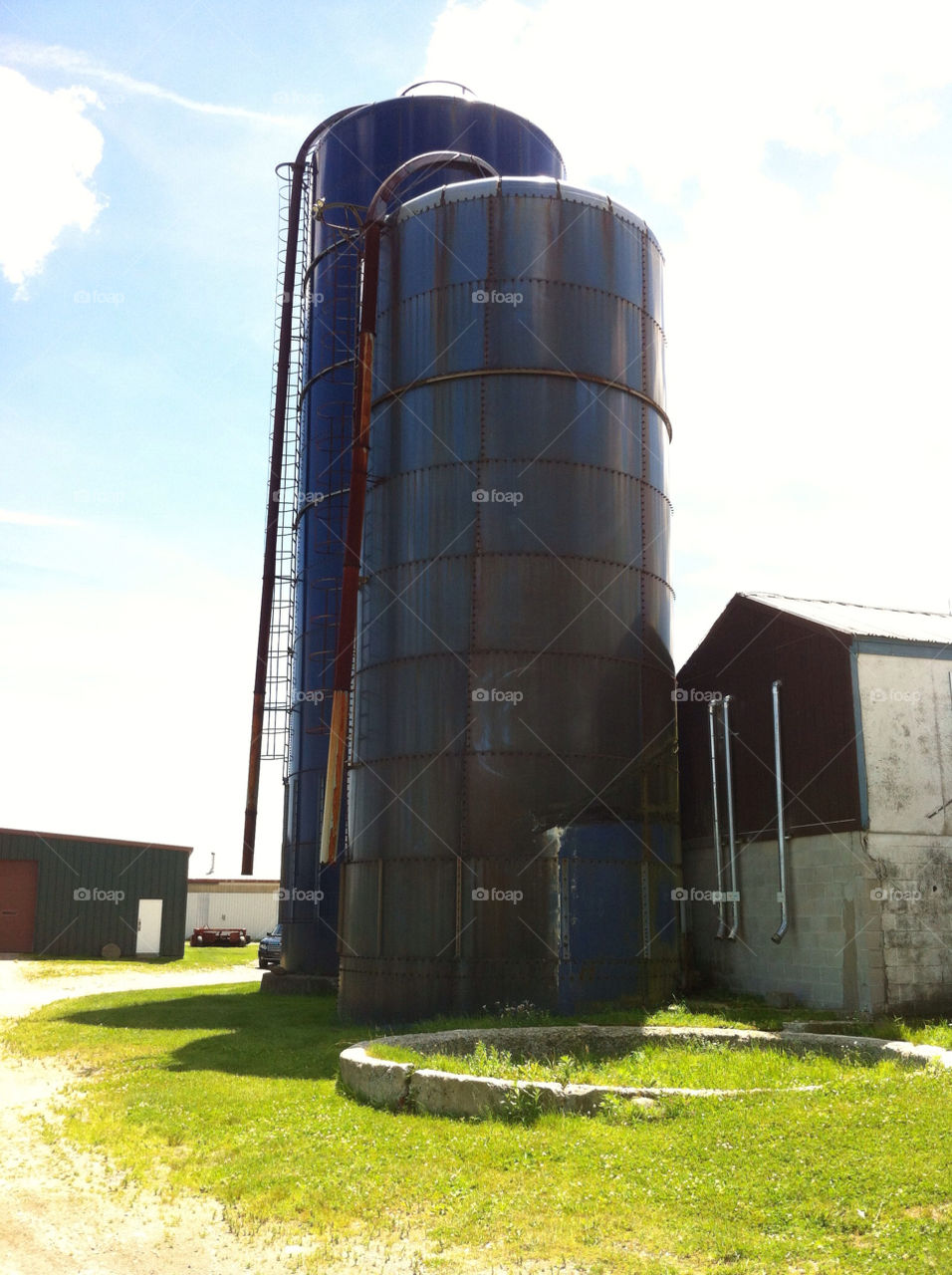 farm tall big silo by photobydanielle