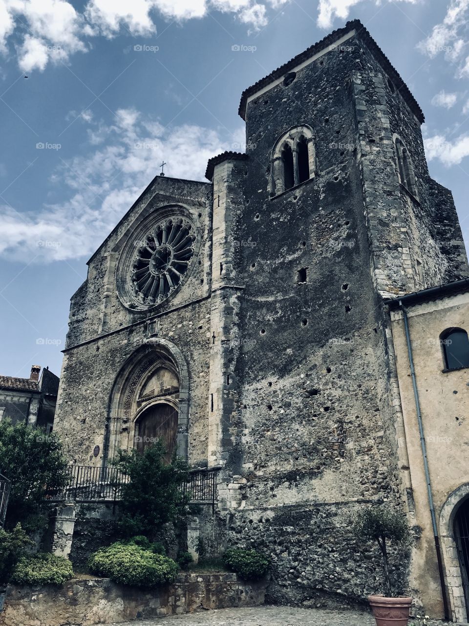 Santa Maria della Consolazione Church, built in 1336 in Altomonte, Calabria, South Italy 