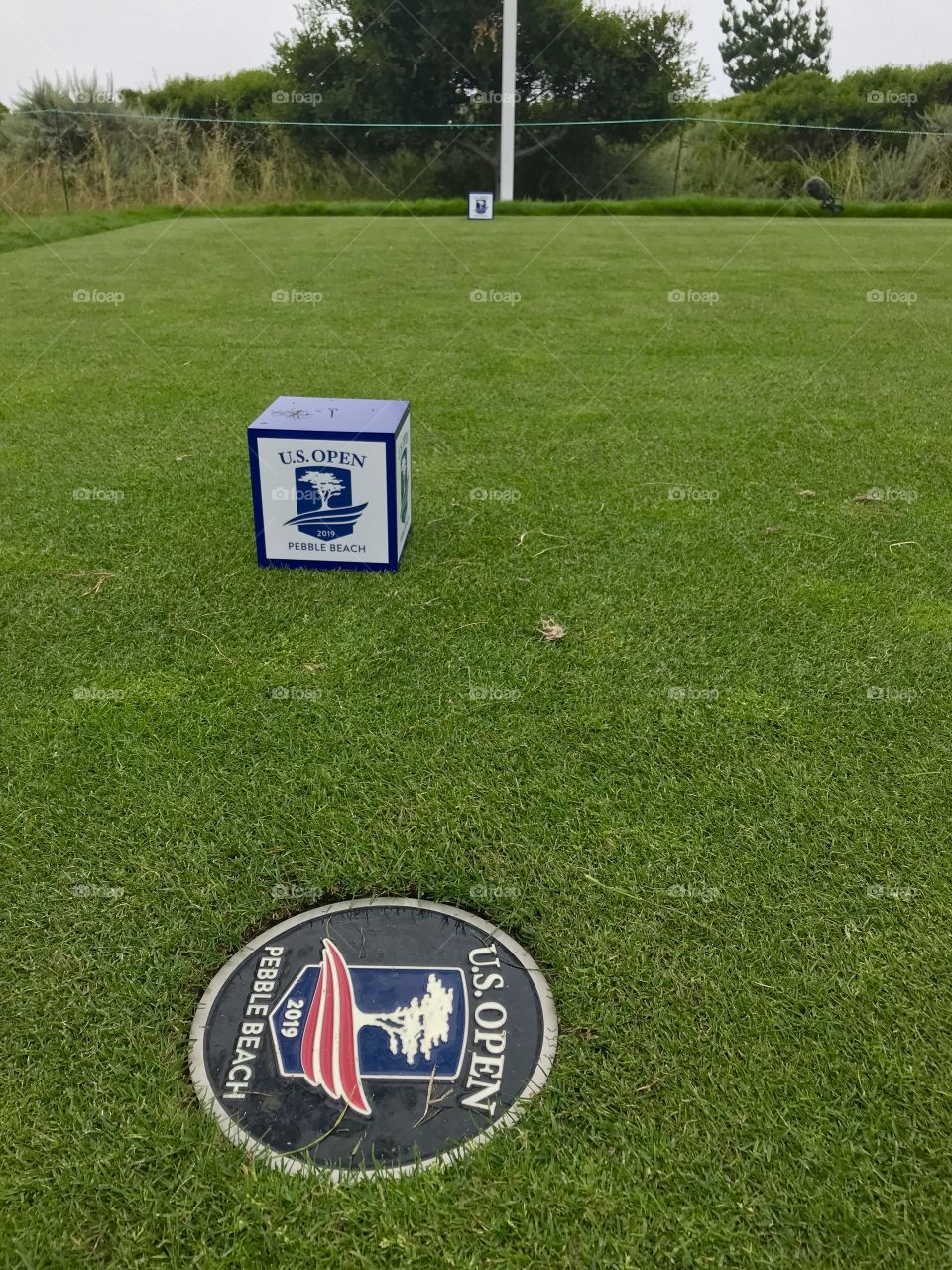 13th Tee. US Open, Pebble Beach