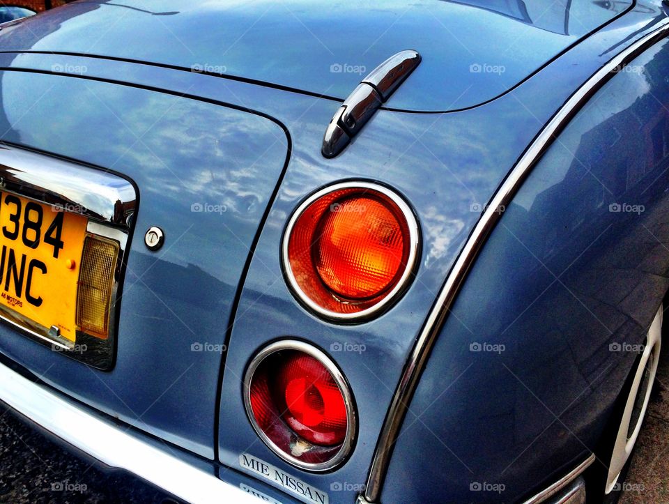 Vintage Nissan Figaro tail lights

