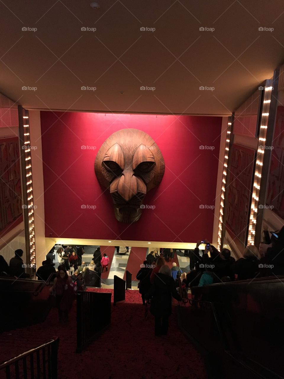 Lion head from Theater