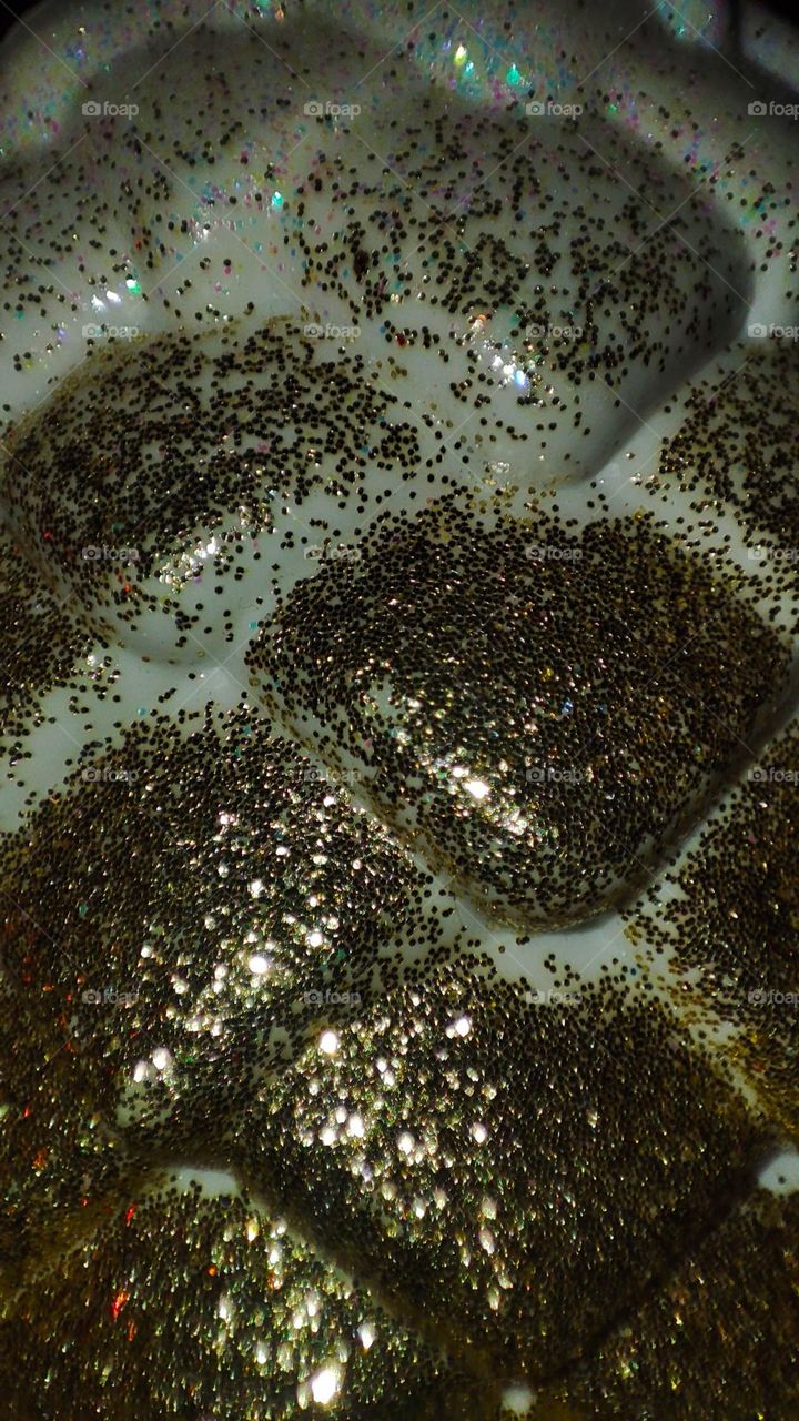 Macro photo of Christmas toys