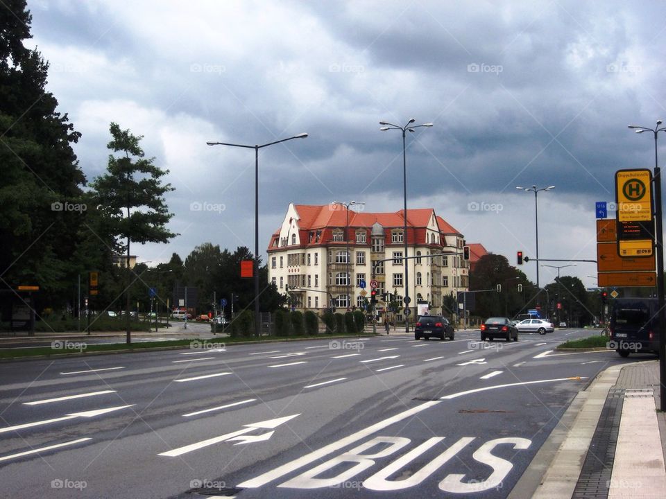 Road in Dresden 