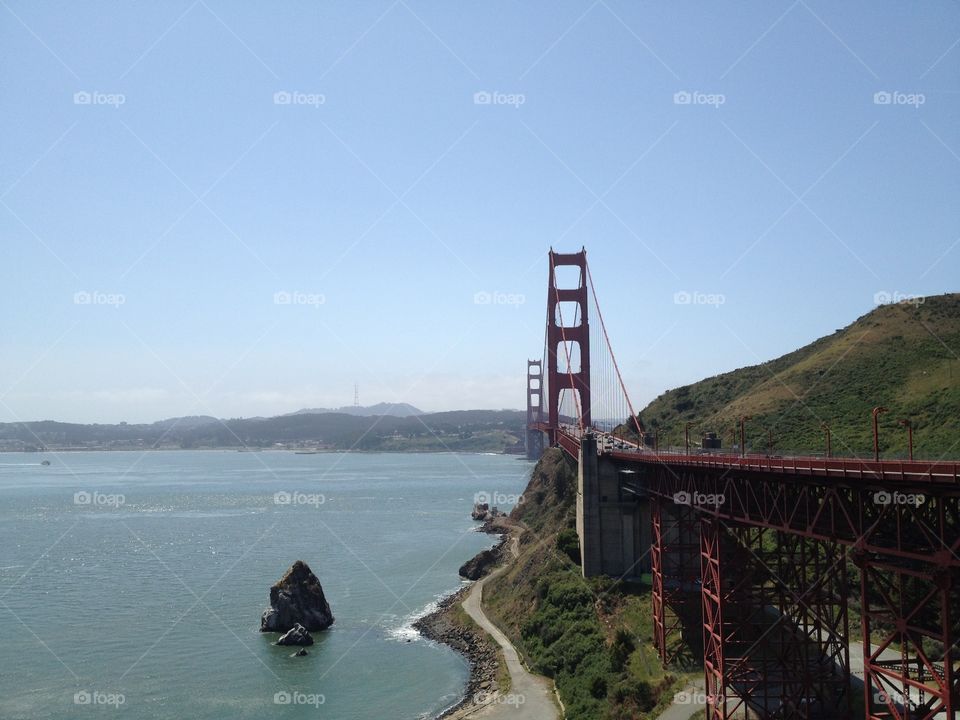 Golden Gate Bridge . San Fran Cisco . USA