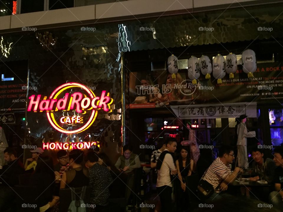 Halloween Hard Rock Cafe. Halloween Hong Kong Lan Kwai Fong