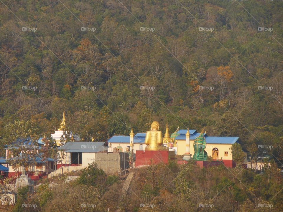 View from Mount Popa Burma