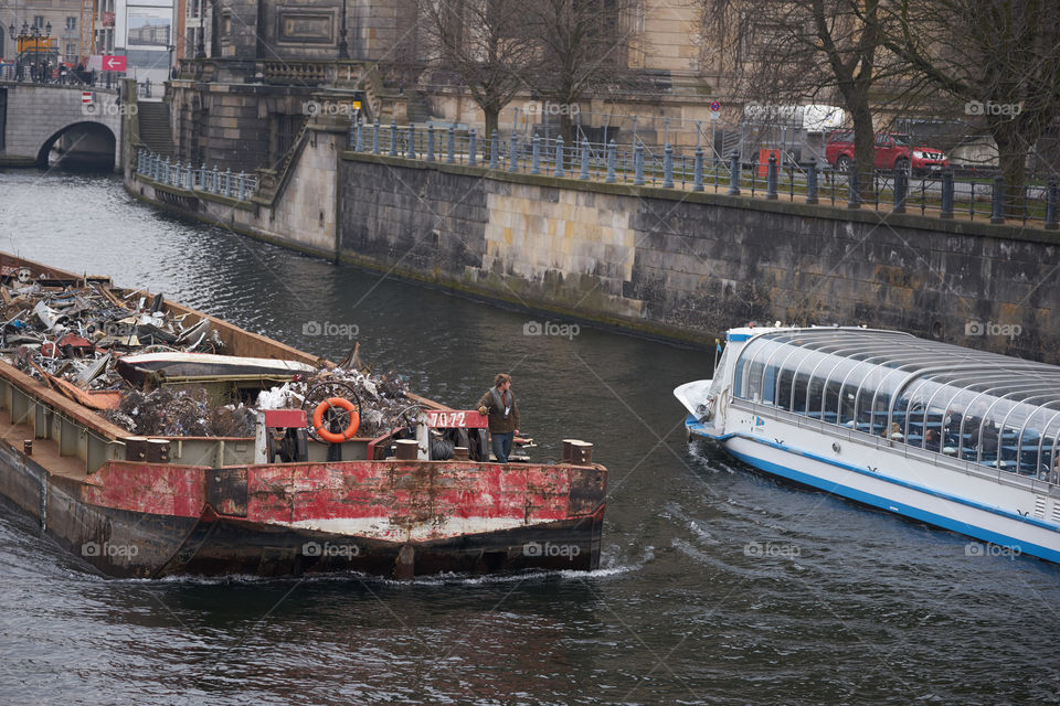 River ferry vs scrap boat