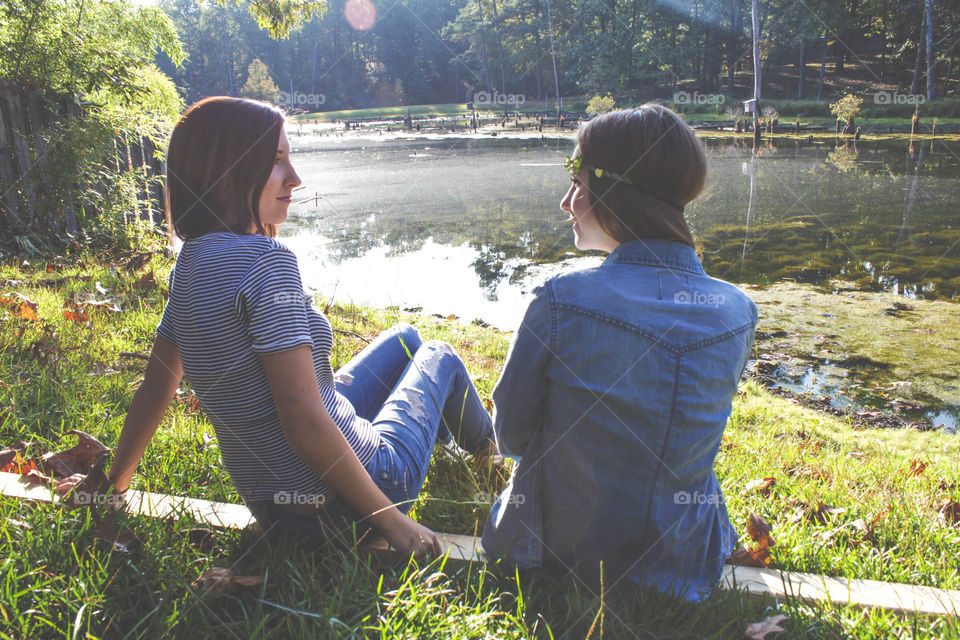 Friends By The Water