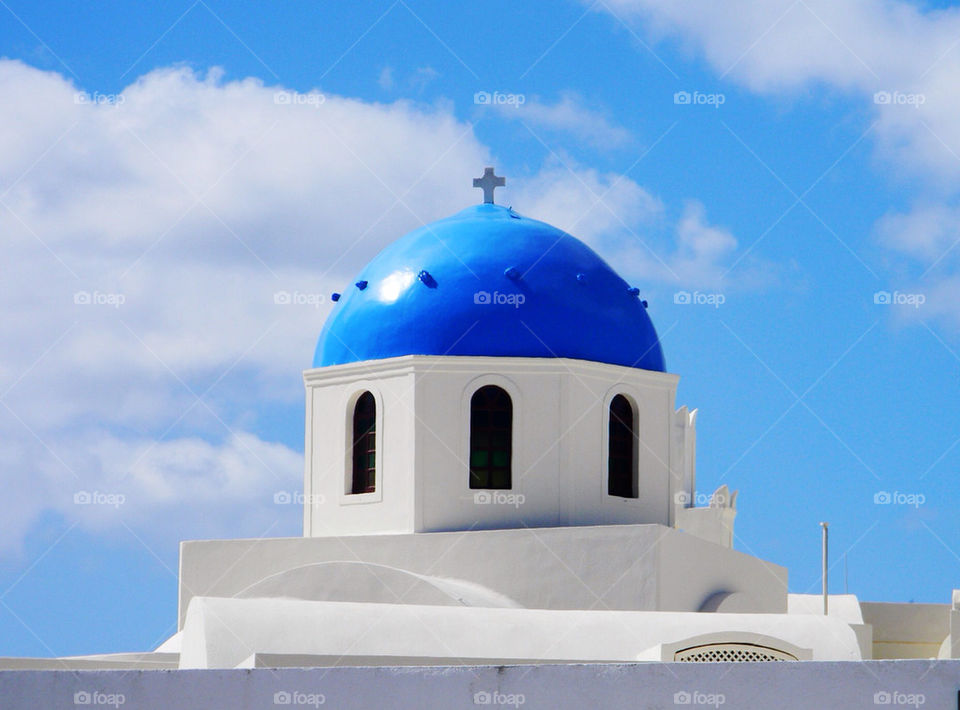 Santorini church