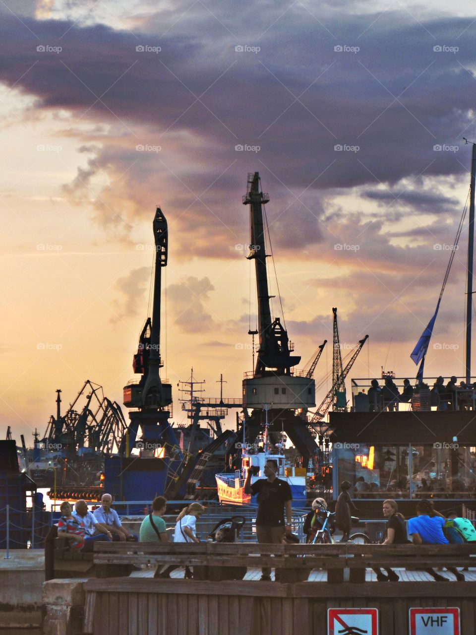 evening on the pier