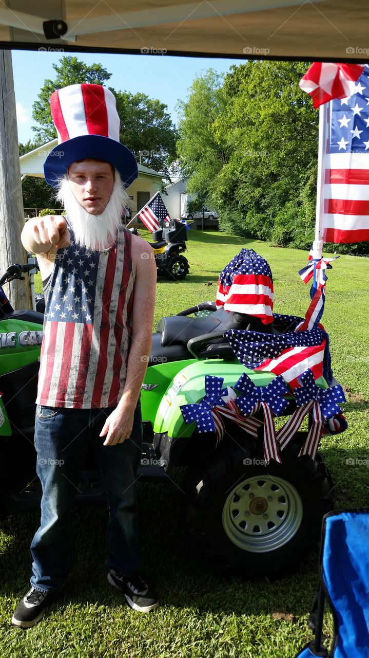 uncle "zach" wants you!. fourth of july celebration