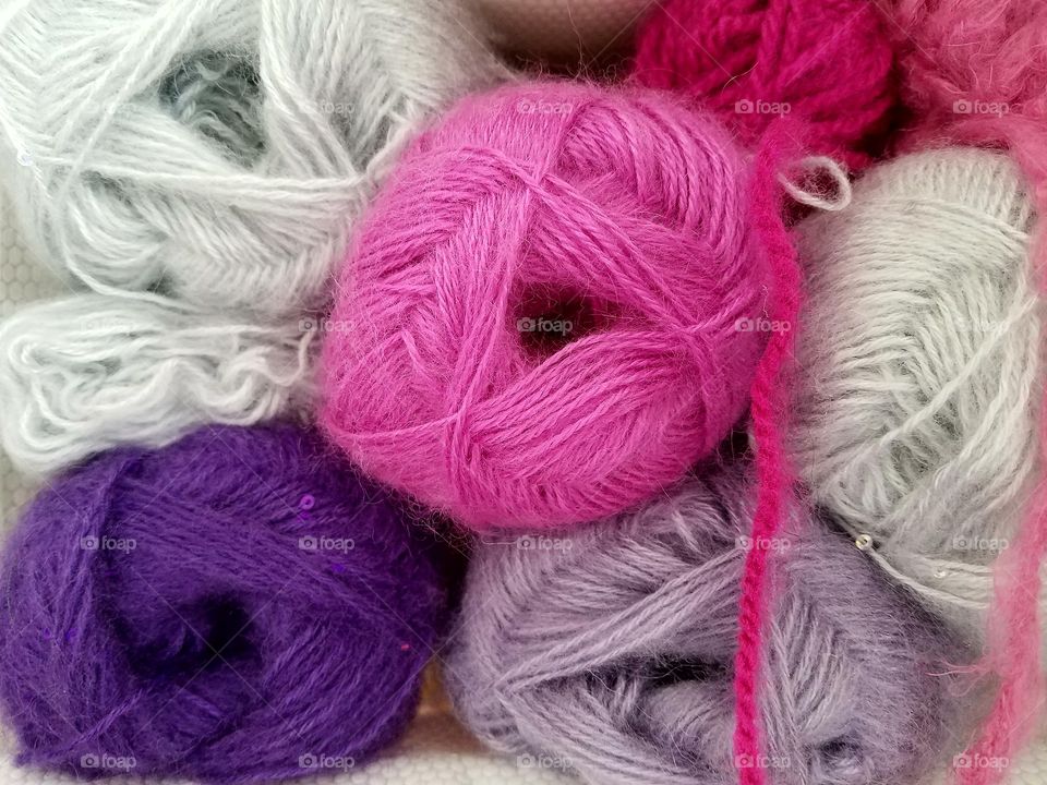 purple story yarn