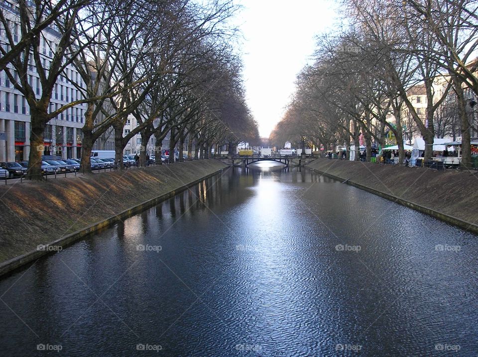 Canal in Dusseldorf