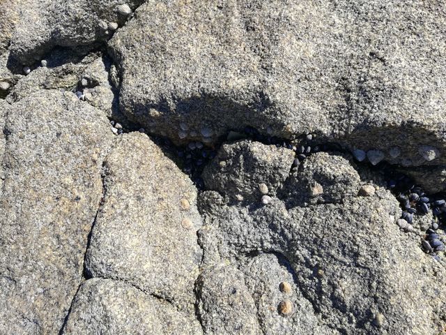 Rocher et plage bretonne